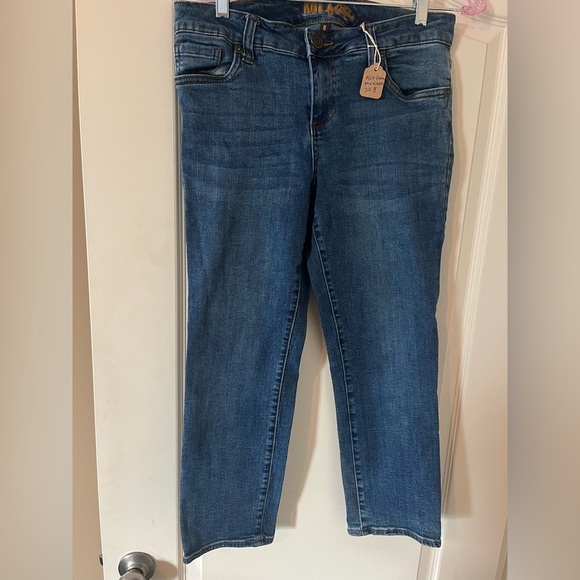 Kut from the Kloth Medium Wash Cropped Women's Denim Jeans Size 8 - Picture 9 of 15